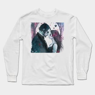 Gothic valentine's day Long Sleeve T-Shirt